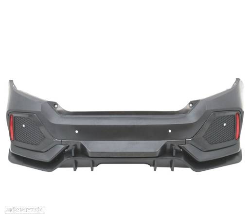 PARA-CHOQUES TRASEIRO PARA HONDA CIVIC 16- LOOK TYPE-R - 4