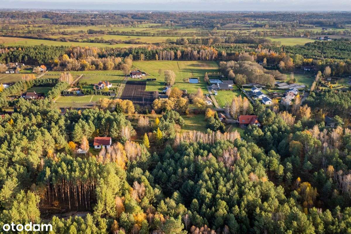 Działka budowlana tuż przy lesie WZ-8