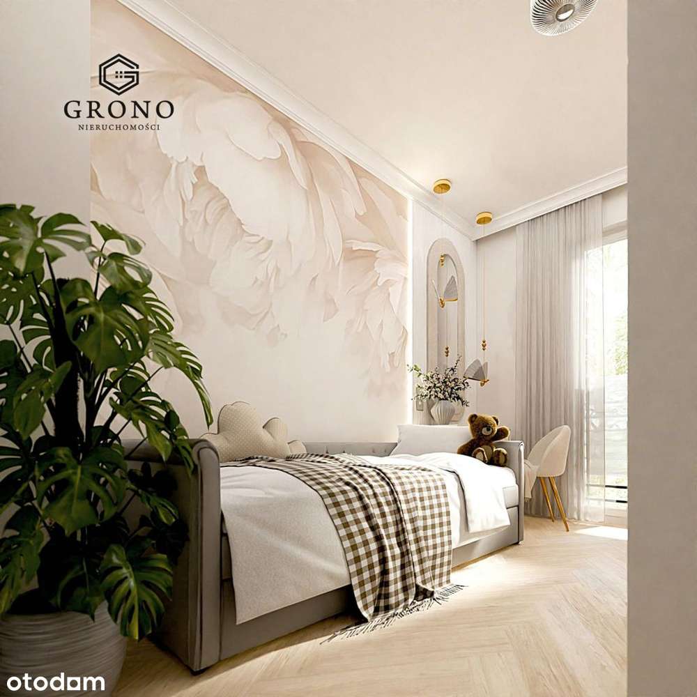 Szeregówka przy lesie, 4 pokoje + kominek!-0