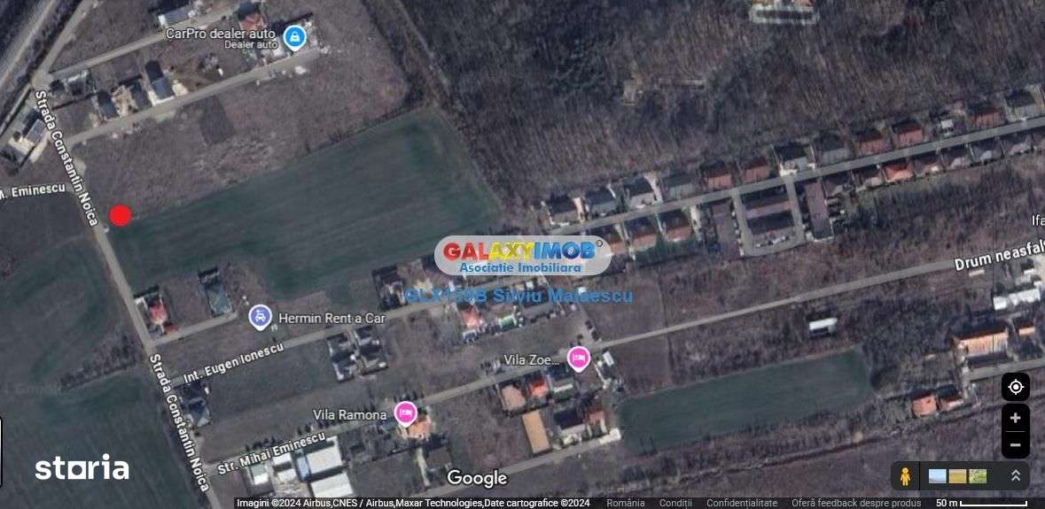 Otopeni 570 Mp (447 Mp Lotul+123 Mp cota de drum) str. C-tin Noica - Imagine principală: 4/5