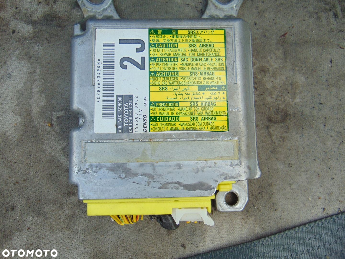 KONSOLA PASY ZESTAW AIR BAG TOYOTA RAV4 III 06- EU - 13