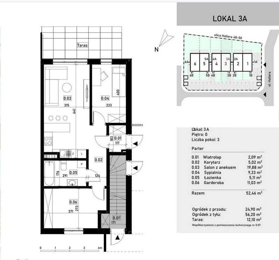 Piękne 3pok. mieszkanie z balkonem w spokojnej oko-9