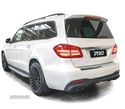 DIFUSOR PARA MERCEDES GLS X166 15-19 AMG PRETO MATE + PONTEIRAS ESCAPE - 4