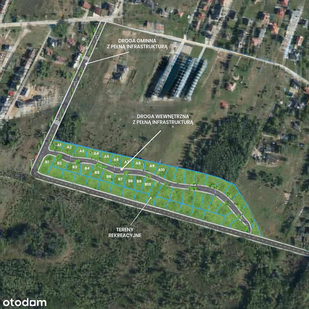 Działka budowlana 745 m² blisko lasu. Promocja ! - Pełny obrazek: 2/3