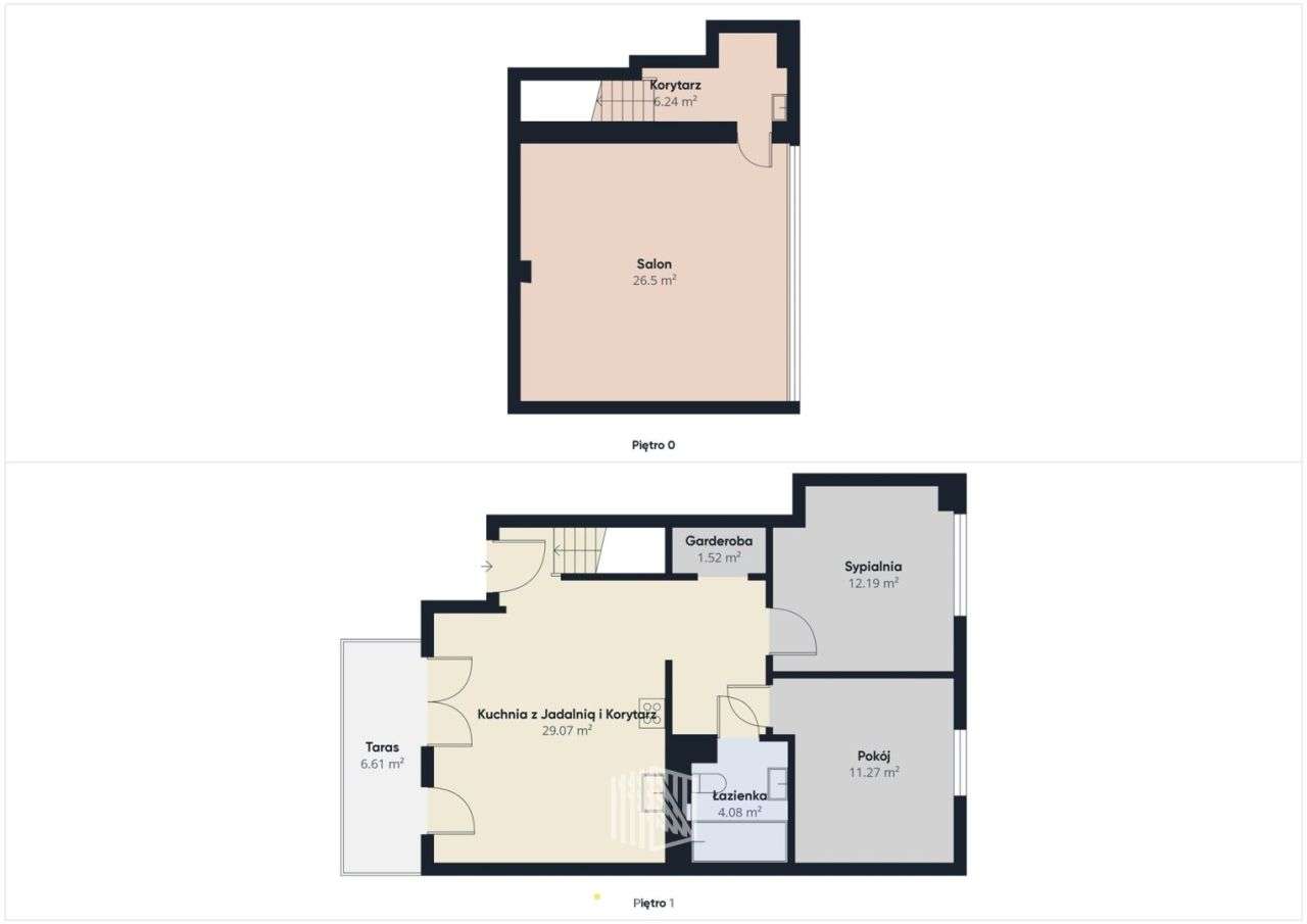 Komfortowe mieszkanie|Dwupoziomowe|Ogródek|Wuwa. - Pełny obrazek: 3/20