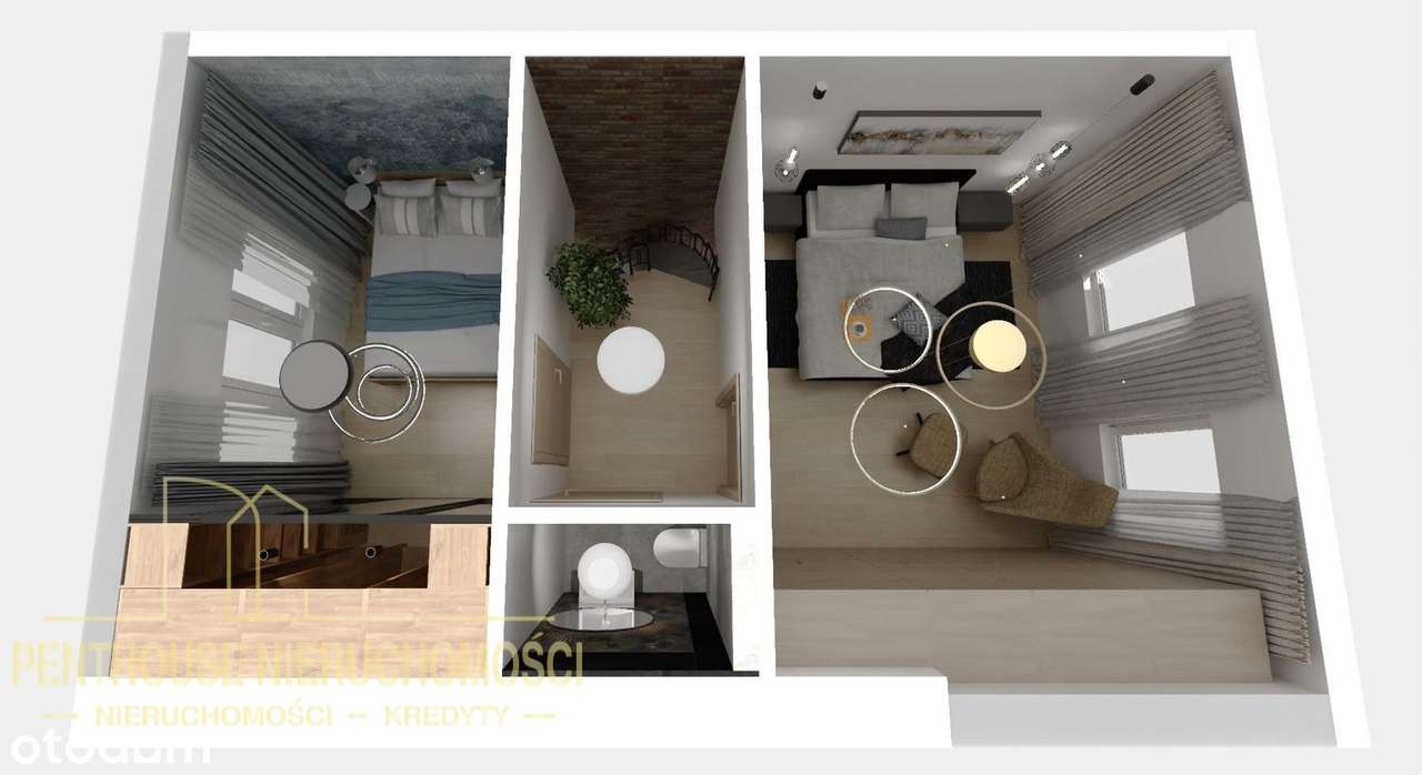 dom z możliwością podziału na 3 mieszkania - Pełny obrazek: 1/10