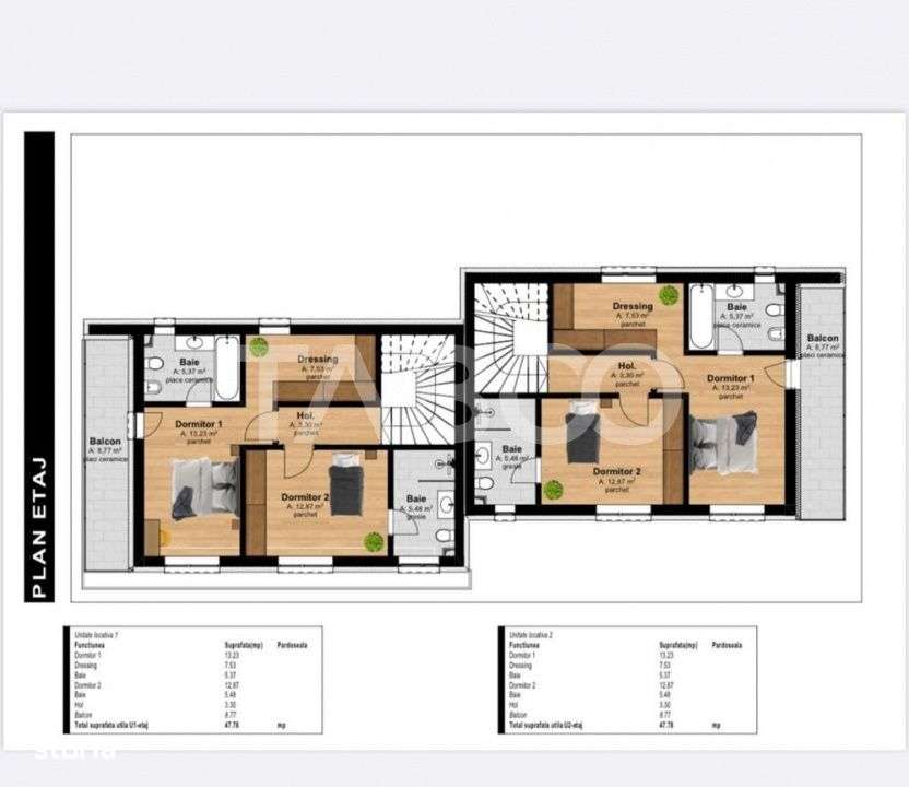 Vanzare duplex premium garaj pentru 2 masini chiar la intrare in Tauti - Imagine principală: 5/15