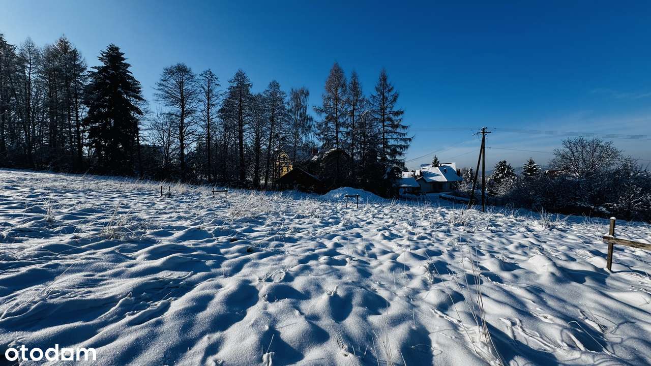 Dz. bud. 1154 m2  pod Zebrzydką - widoki , blisko las i góry Górki W.-8
