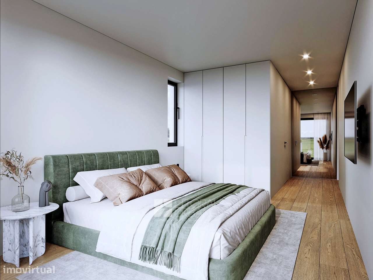 Apartamento T1 com garagem e varanda em Guifões, Matosinhos.-12