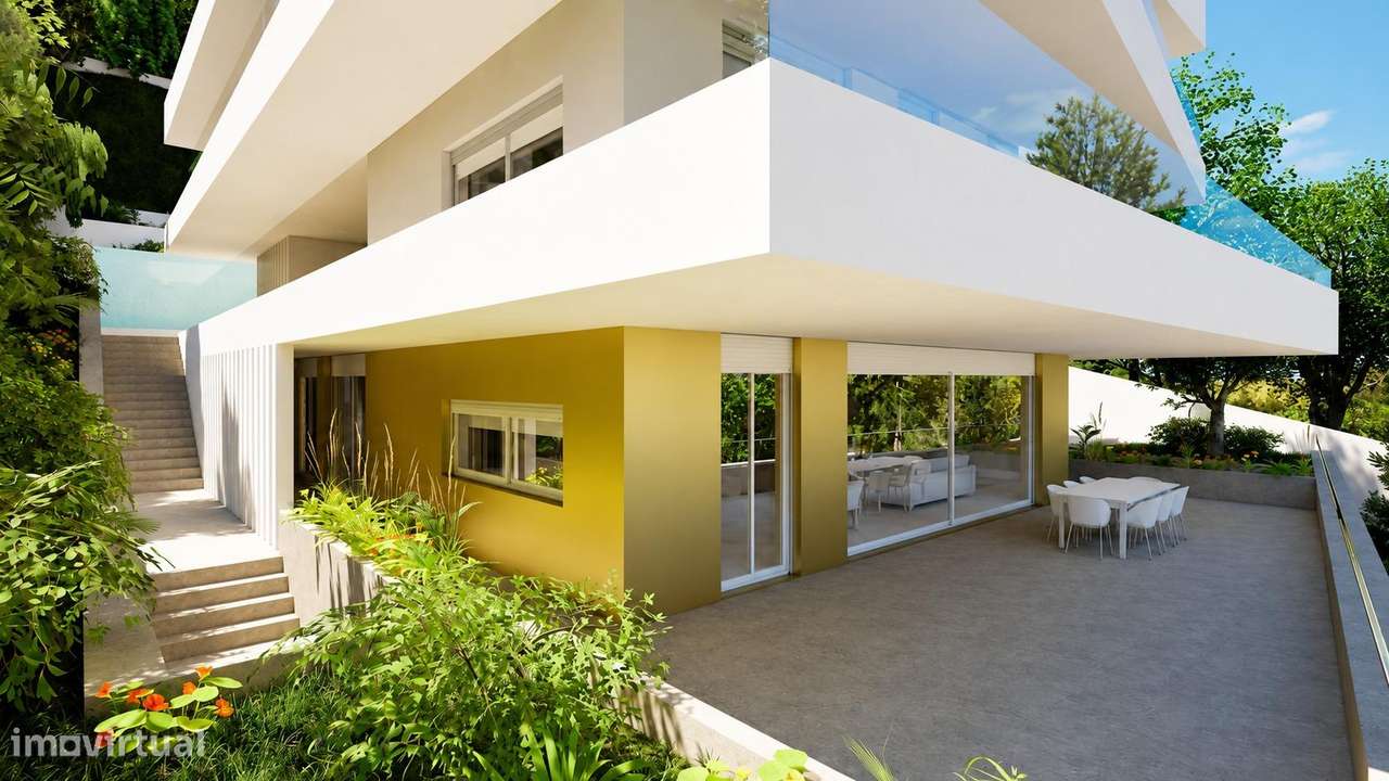 Terreno Urbano de 1497 m2 com Alvará e Vista Mar na Galiza, Estoril-12