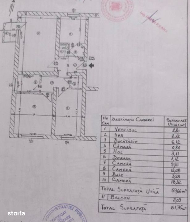 Apartament 3 camere, bloc tip F/ Drumul Taberei