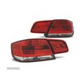 FAROLINS TRASEIROS PARA BMW SERIE 3 E92 06-10 LED VERMELHO CROMADO - 1