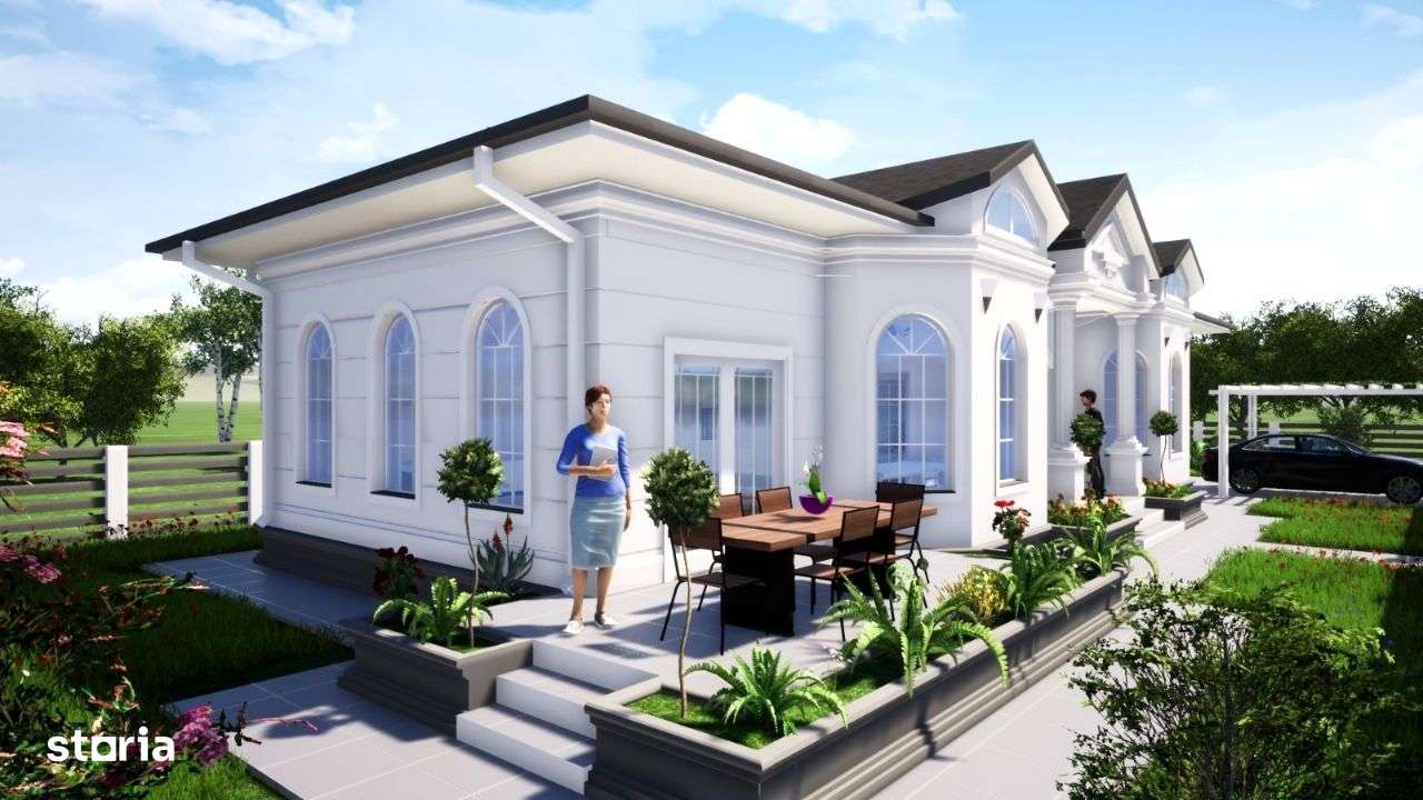 510 mp teren! Incalz. in pard! 2 BAI! Dressing! Casa 4 camere, Breazu - Imagine principală: 4/10