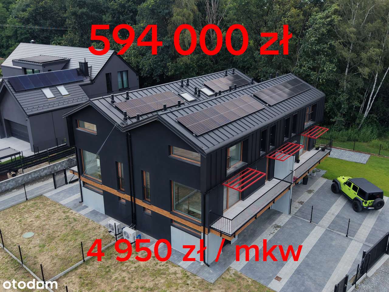 Nowoczesny Dom 120m^2 w zabudowie bliźniaczej, spokojna okolica