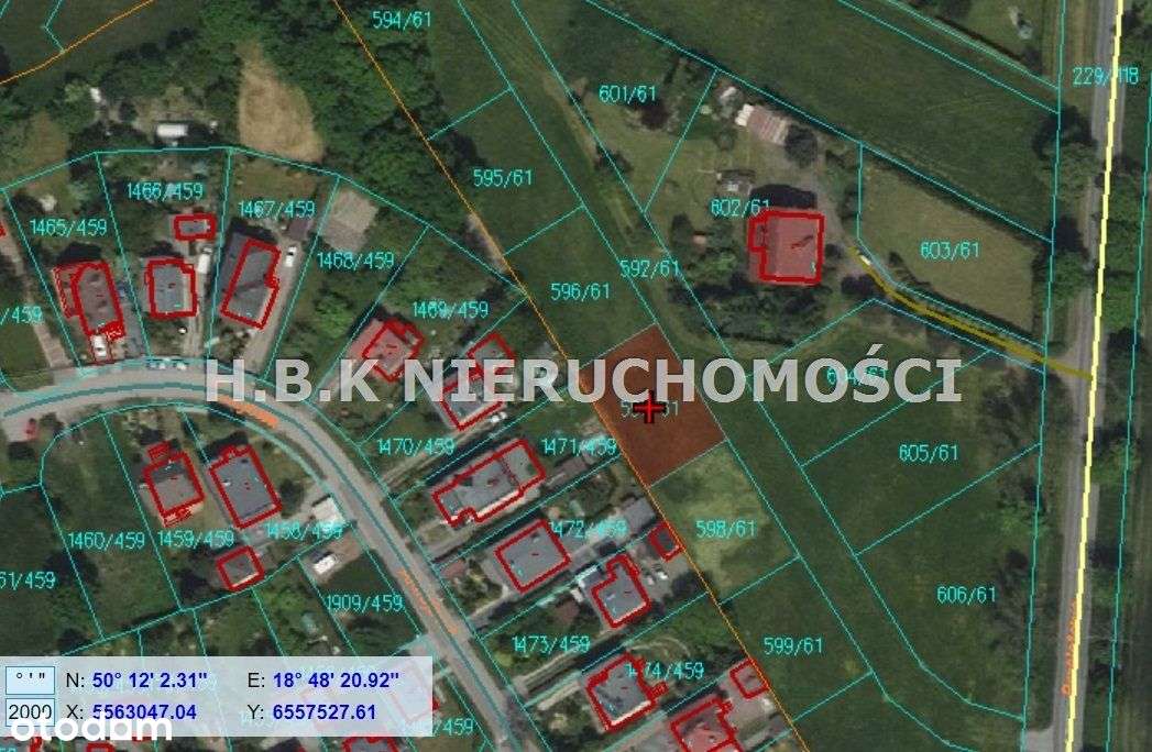 Działka, 630 m², Mikołów-1