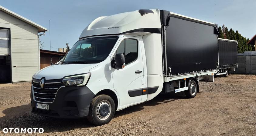 Renault MASTER SPOJTRAK TWINCAB 8EP FIRANA 2022 SERWIS ASO RENAULT BEZWYPADKOWY FV23% 2.3 165KM PODUSZKI PNEUM. FOTEL NAWIGACJA - 2