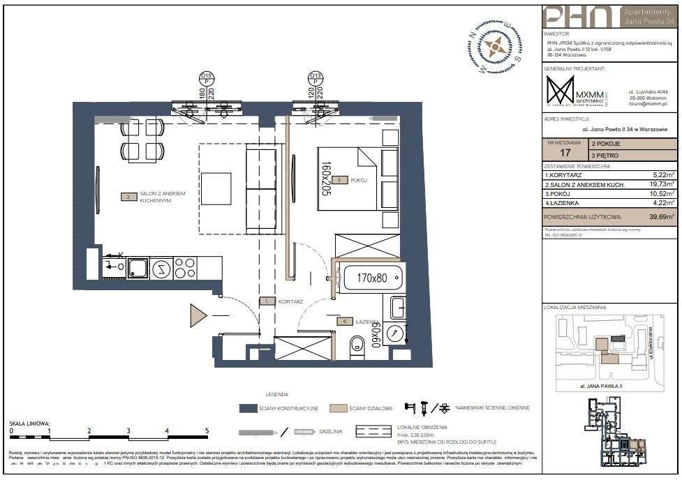 Apartamenty Jana Pawła 34 - Pełny obrazek: 2/15