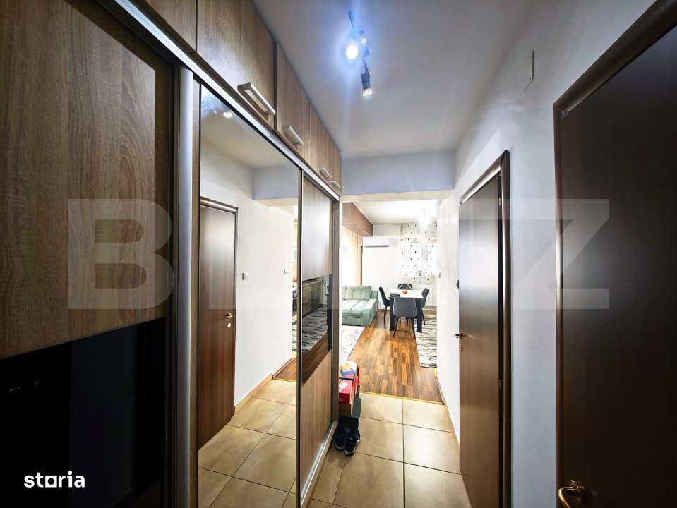 Nufarul-Apartament 72 mp, modern 3 camere, 2 bai, balcon cu panorama-6