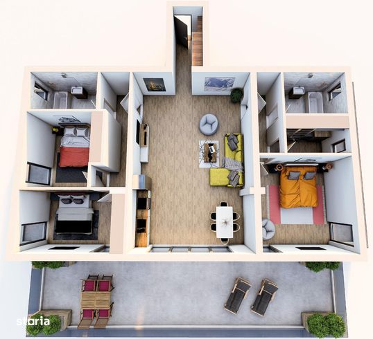 Teren de vanzare cu autorizatie de constructie- Sibiu, Str. Alba Iulia-15