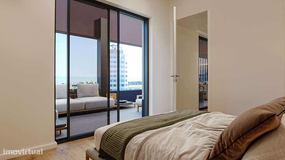 T1+1 Novo com lugar de garagem e arrumo a 400m do Metro.-12