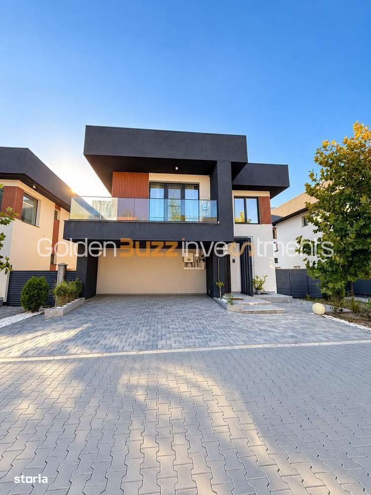 Vilă individuală nouă în Tunari, 5 camere, 350 mp teren-13