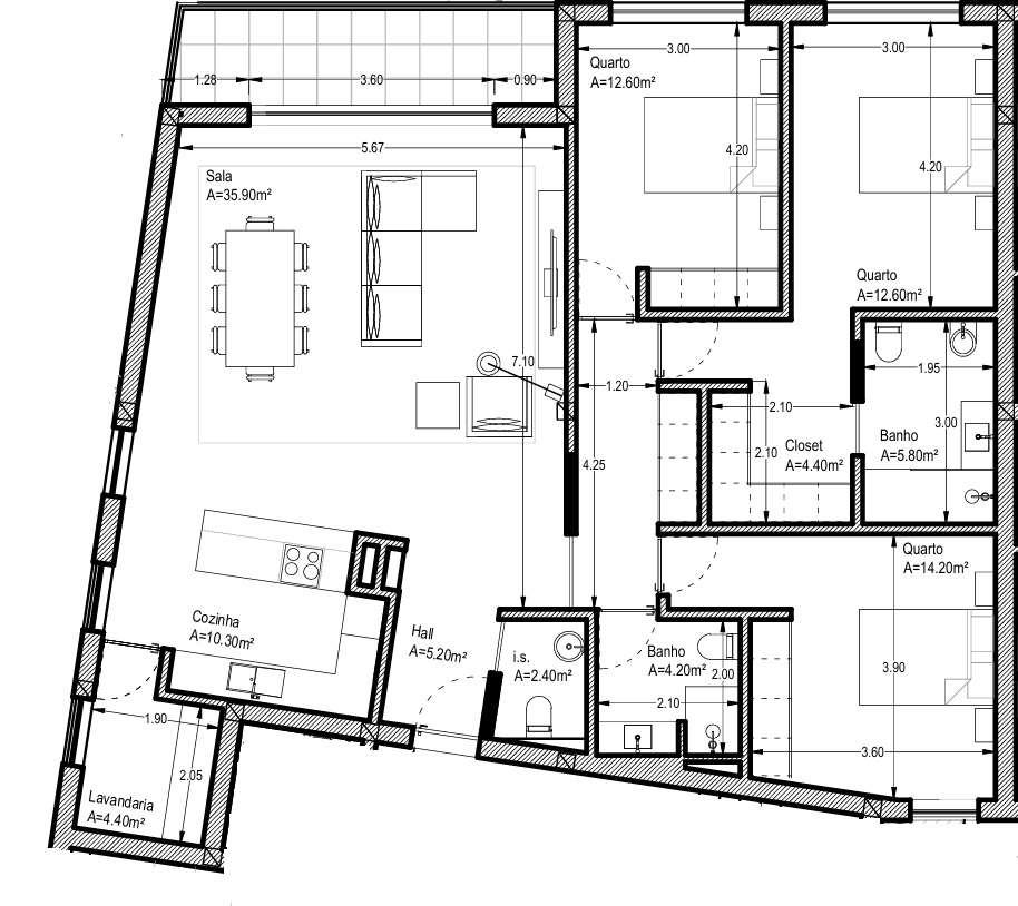 Apartamento T3 Venda em Barcelinhos,Barcelos - Grande imagem: 5/20