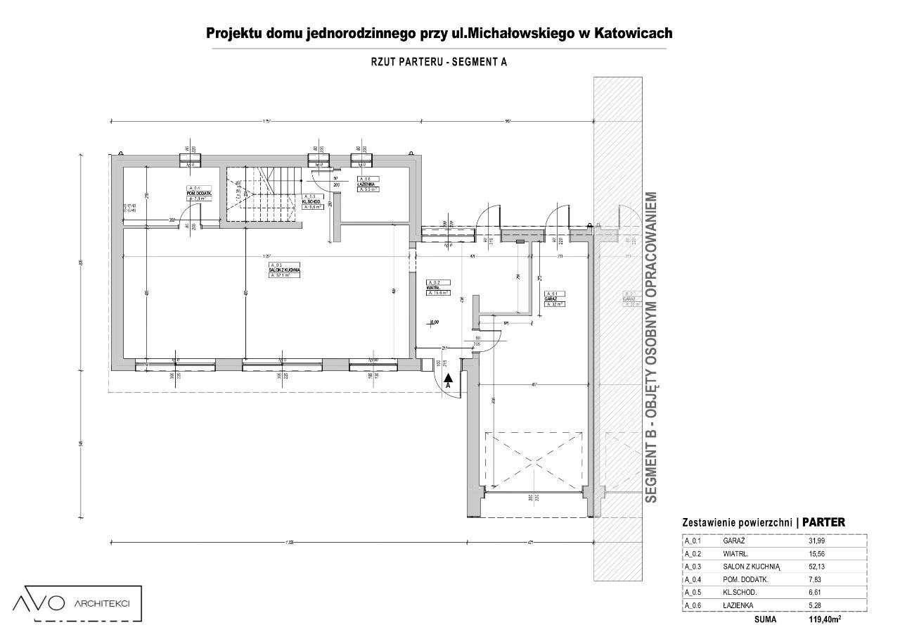 nowoczesny budynek z płaskim dachem - Pełny obrazek: 5/6