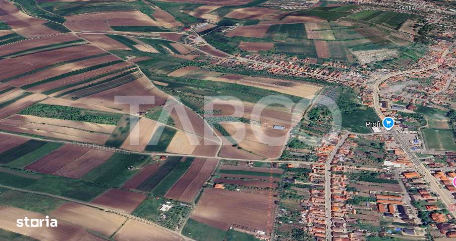 OPORTUNITATE INVESTITIE Teren intravilan de vanzare Sura Mare 1250 mp - Imagine principală: 2/2