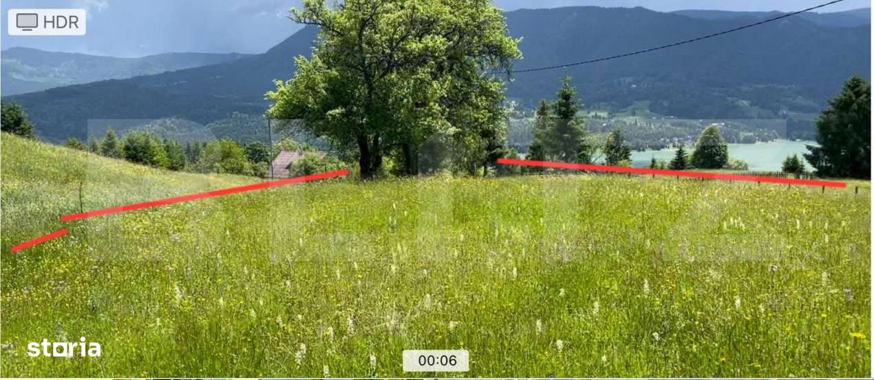 Teren Intravilan Colibita 1346mp cu Panorama asupra lacului Colibita - Imagine principală: 3/5