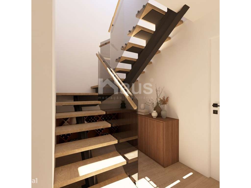 Moradia Geminada T3 com logradouro em fase de construção-20