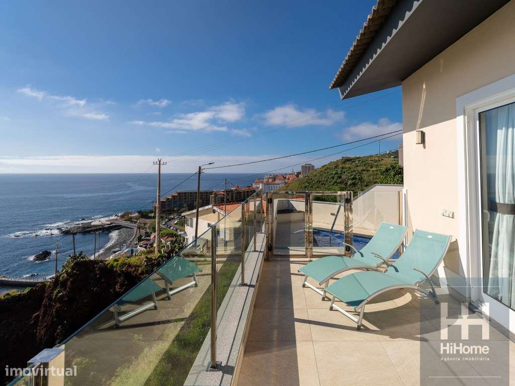 Moradia T3 térrea com piscina e vista mar - Praia dos Reis Magos - Grande imagem: 3/60