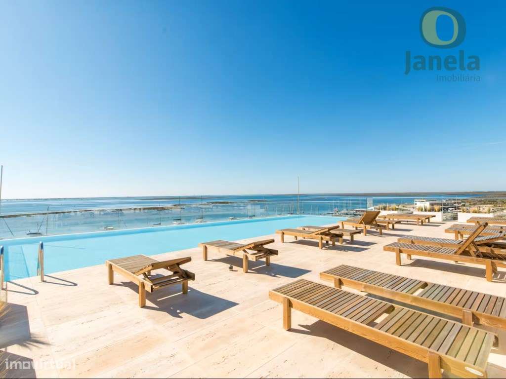 Apartamento contemporâneo em condominio, frente à Ria Formosa , Mar...-3