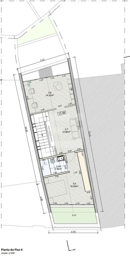 Prédio para construção de 4 pisos - Alfândega do Porto e a escassos me - Grande imagem: 5/9