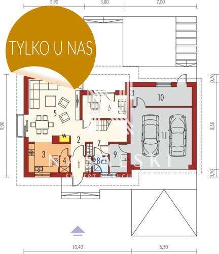 DOM WOLNOSTOJĄCY 160 M2 DZIAŁKA 1500M STRONNO-10