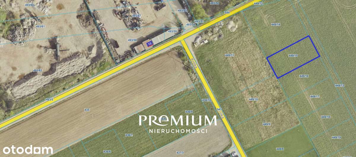 Działka budowlana, mieszk-usł, Godzikowice 8,65 ar - Pełny obrazek: 2/6