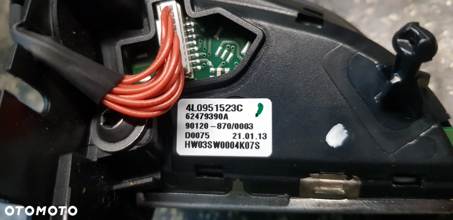 Panel Przyciski Przełączniki Multifunkcji kierownicy AUDI A4 B8 11-15 LIFT Q5 Q7 4L0951523C - 2