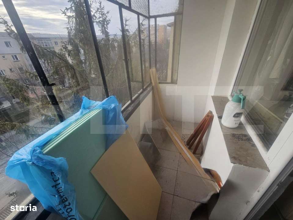 Apartament cu 2 camere, 55 mp, etajul 4, cu balcon si centrala - Deva - Imagine principală: 3/7