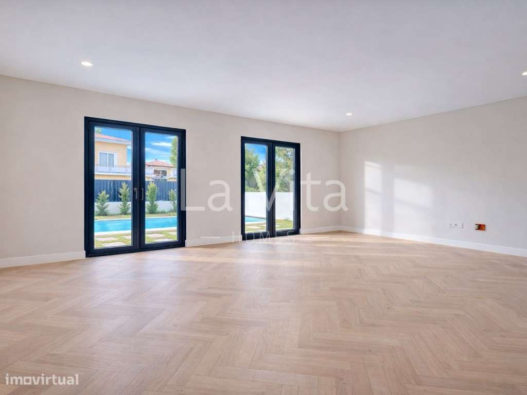 Moradia Isolada T4, com piscina e jardim no Cobre, em Cascais. - Grande imagem: 5/32