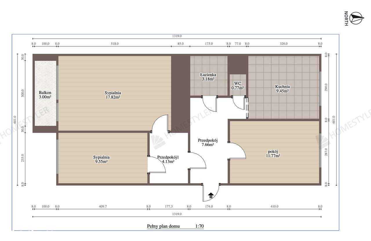 3-pokoje | Top lokalizacja | Blisko Centrum | - Pełny obrazek: 5/8