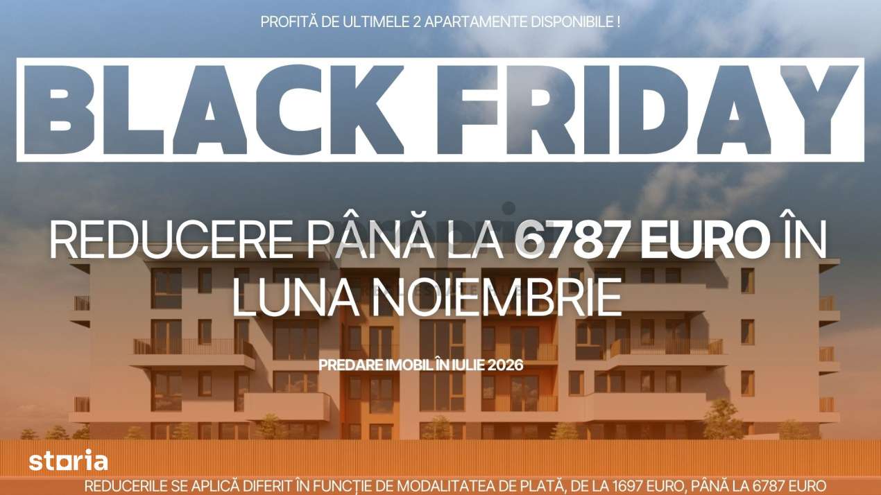 BLACK FRIDAY! DEZVOLTATOR | Apartament 2 camere NR.39 PREDARE IULIE 20 - Imagine principală: 1/11