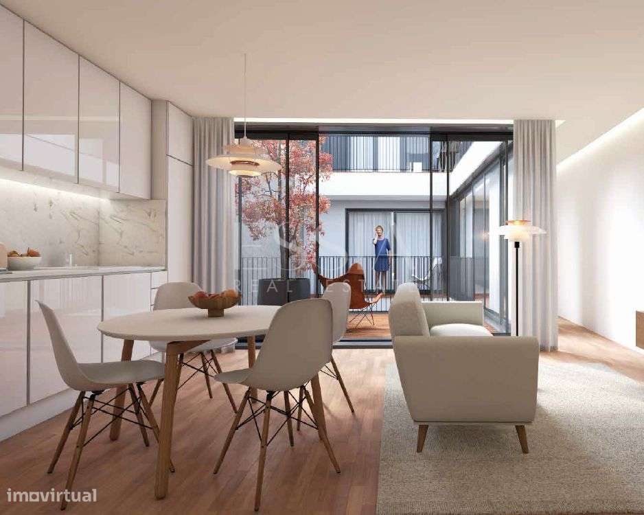 Apartamento T2 novo com terraço próximo estádio do dragão, Porto-2