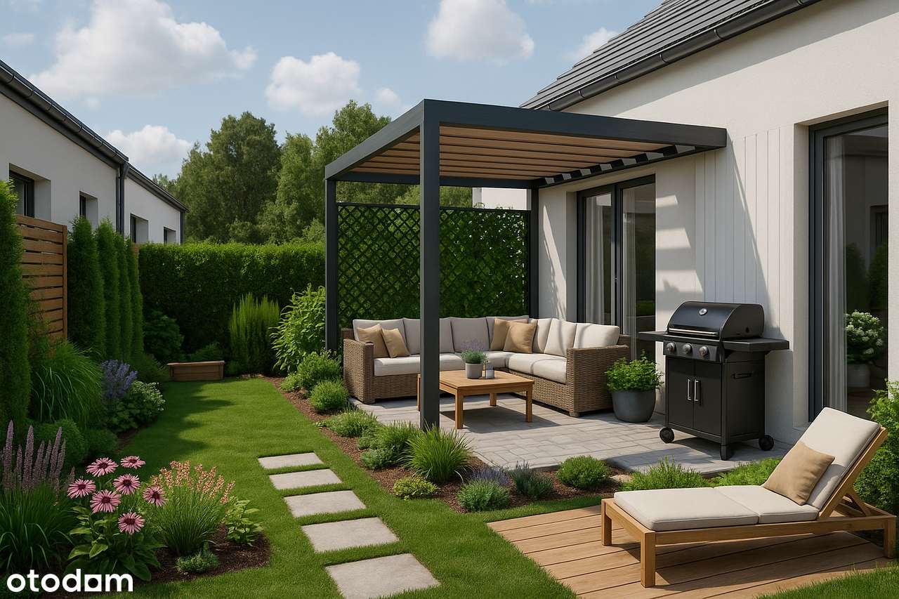 4 pokojowe mieszkanie z ogródkiem + 2 miejsca postojowe-9