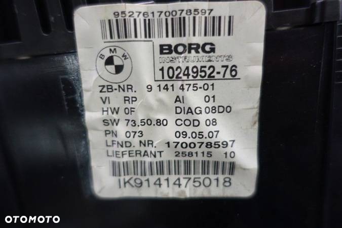 LICZNIK ZEGAR BMW 1 E81 E87 1024952-76 - 3