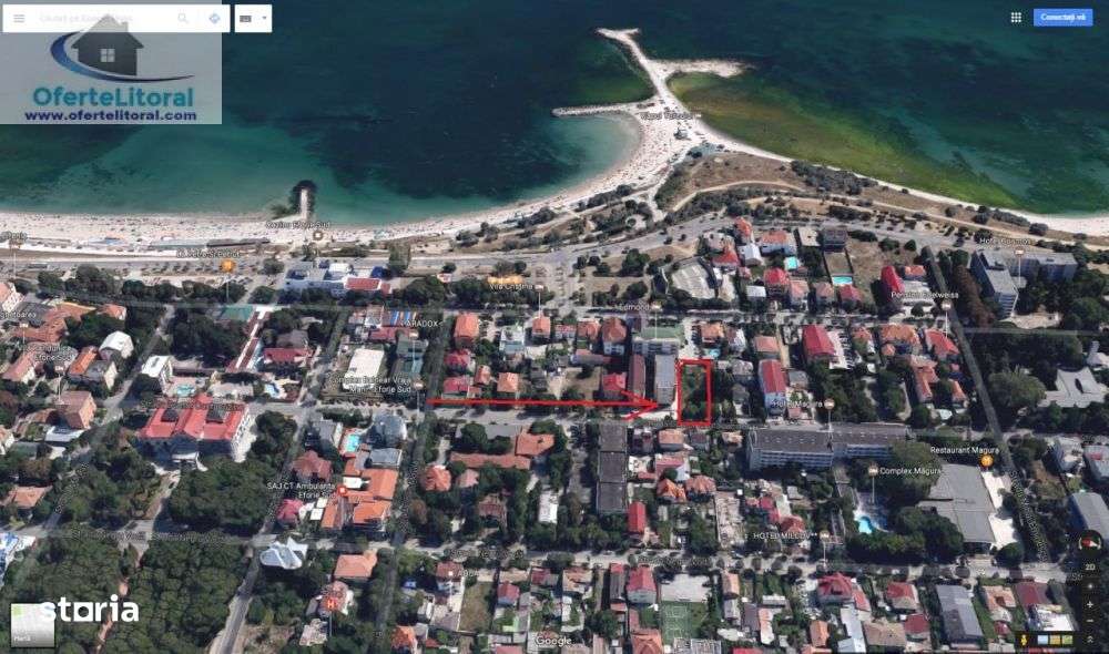 Teren Eforie Sud 600mp la 100m de faleza - Imagine principală: 1/4