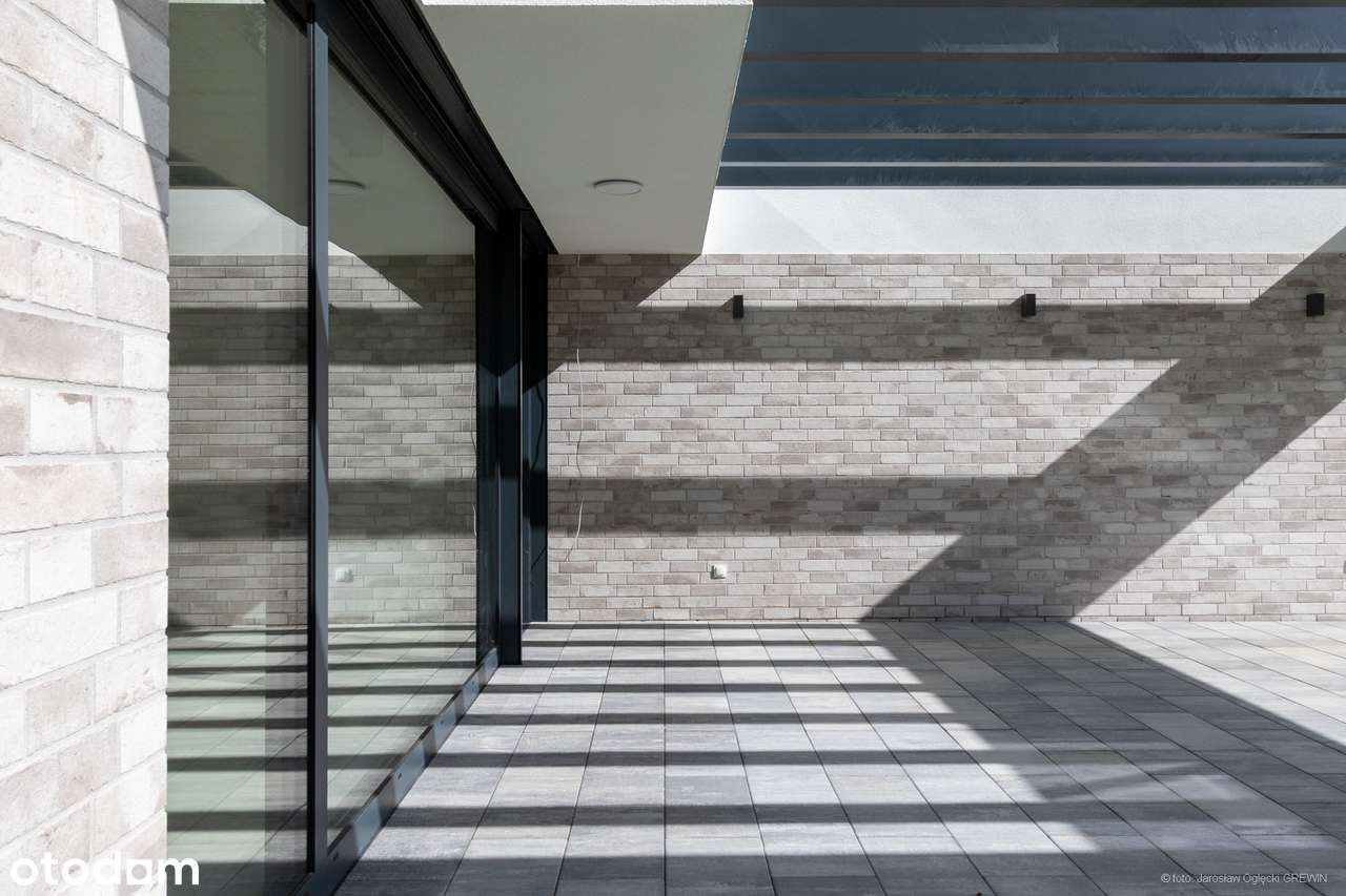 Nowoczesny dom w zabudowie bliźniaczej - 172 m², działka 6 ar-4