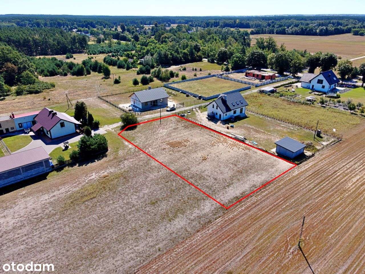 Uzbrojona działka budowlana w m. Stare Prażuchy - Pełny obrazek: 4/15