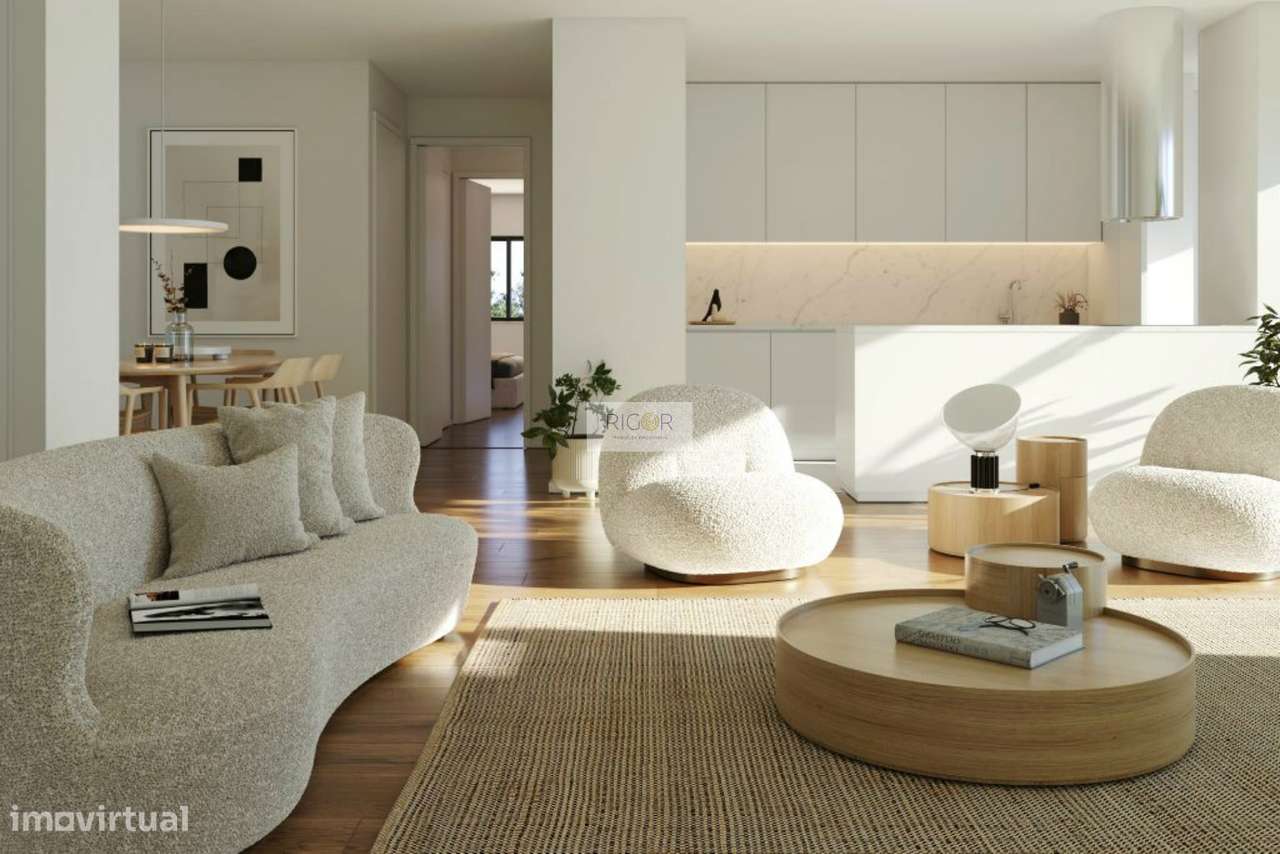 Apartamento T3 com varanda novo à Santa Rita - Grande imagem: 4/9