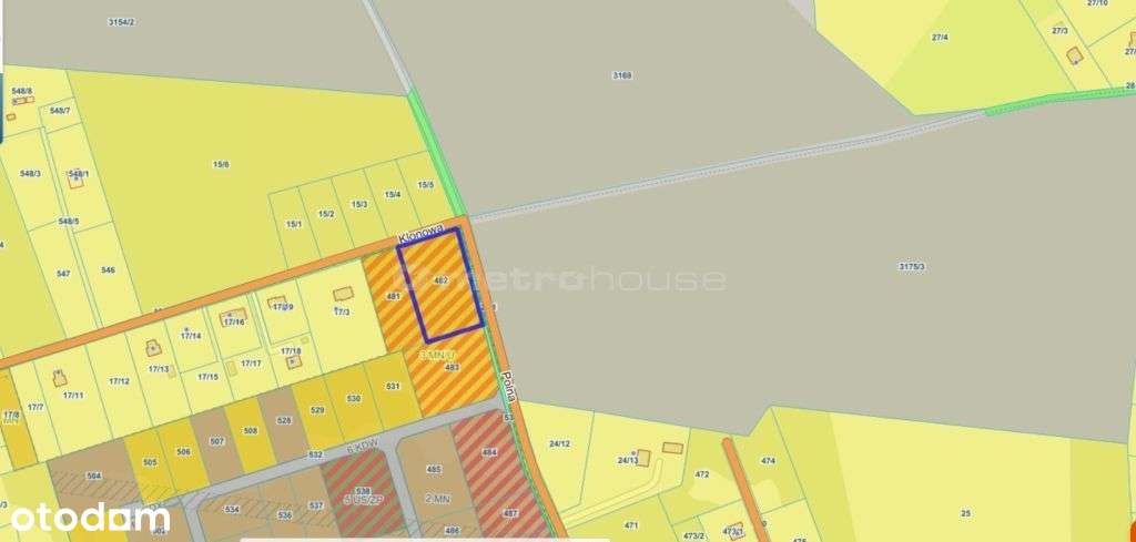 Powałki działka budowlana na skraju lasu. - Pełny obrazek: 4/20