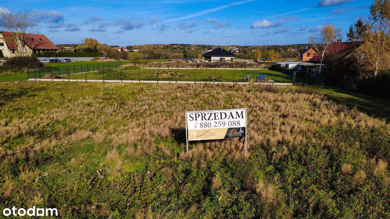 Działka z WZ | 1512 m² | Bechcice - Konstantynów Łódzki | Media - Pełny obrazek: 5/5