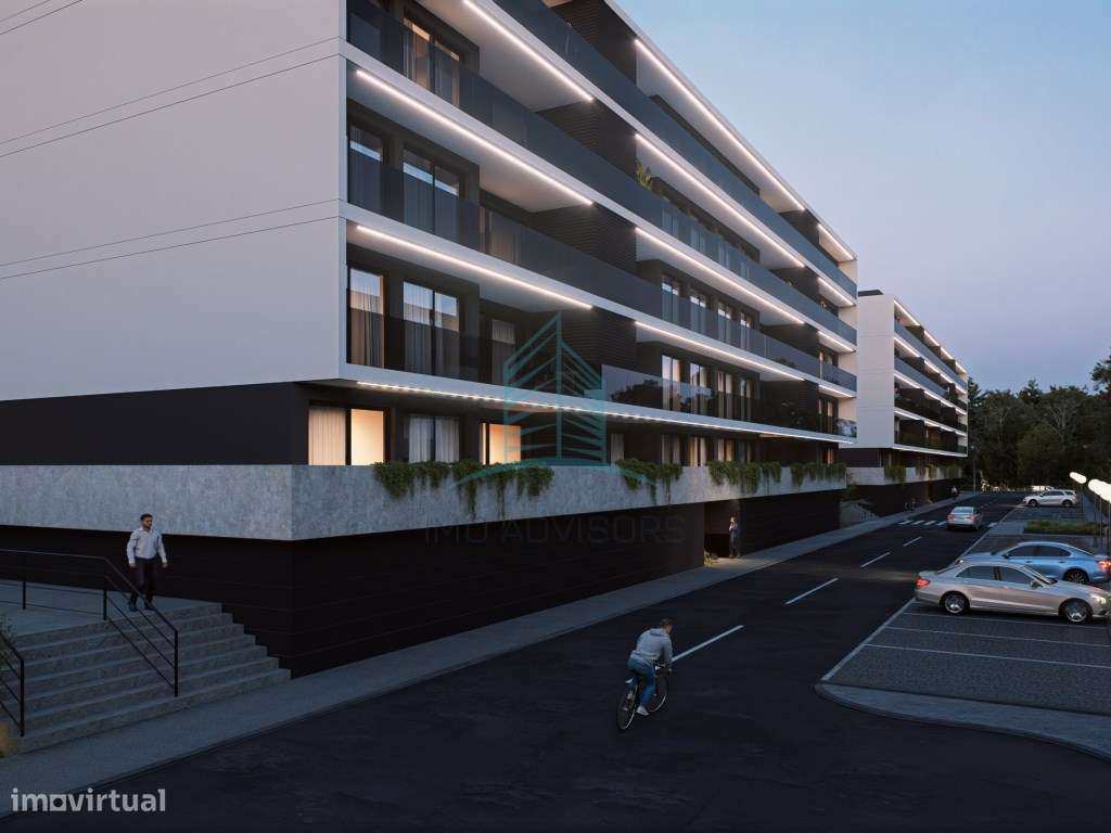 T2 NOVO com 1 varanda e lugar de garagem para 1 Carro no Edificio '...-11